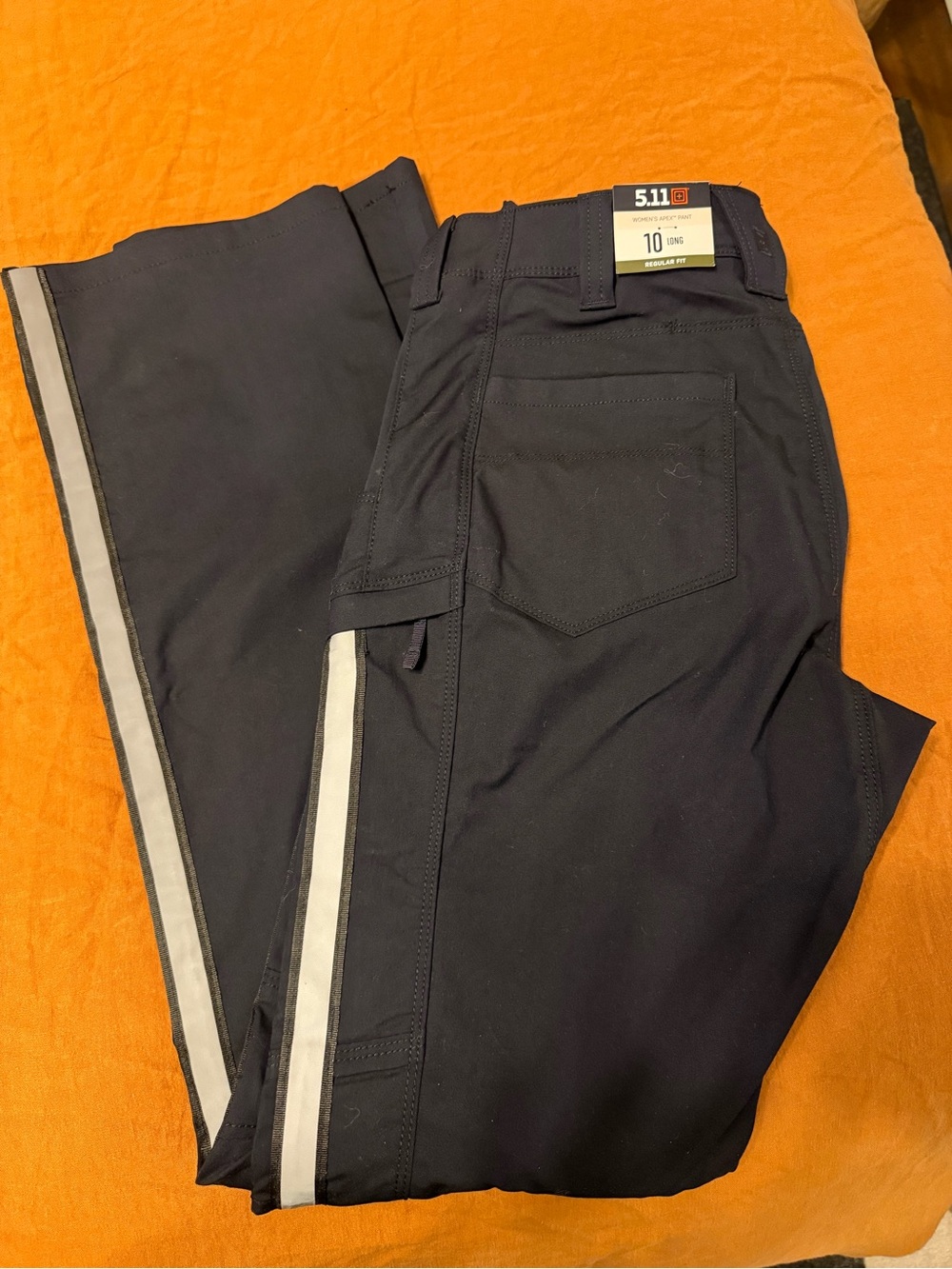 5.11 Tactical “Apex” women’s Pants with Silver Reflective Stripes
